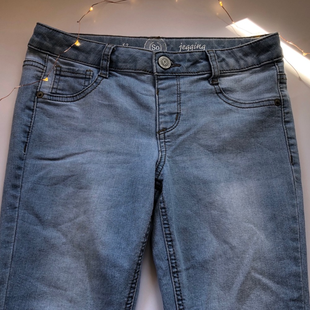 Girls Blue SO Jeggings
